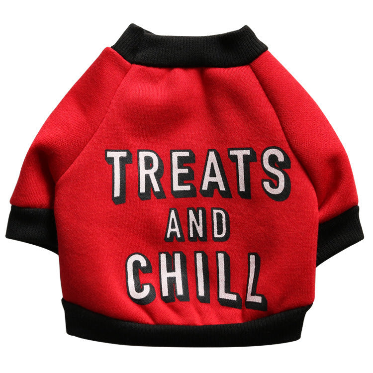 Treats and Chill pet sweater