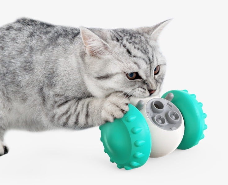 Pet Balance Car Toy – Play & Slow Feeding in One